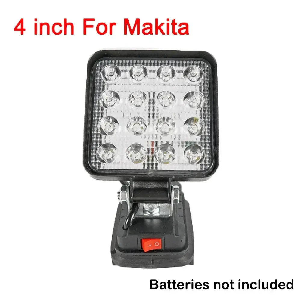 New LED Outdoors Flood Lights For 18V Work Light Flashlight