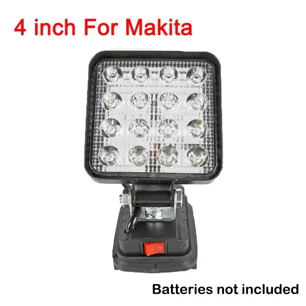 Versatile LED Work Light 5400 Lumens Makita Milwaukee Bosch
