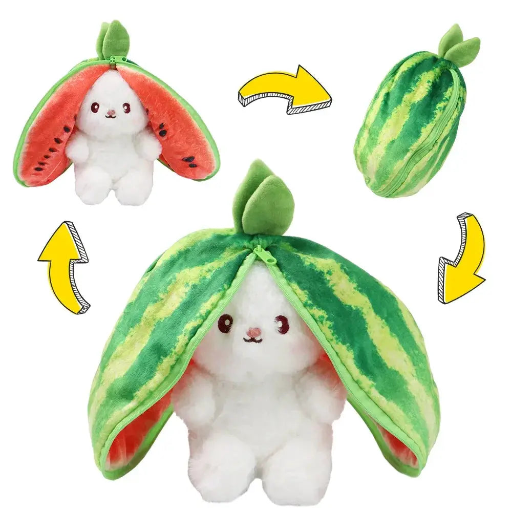 Cute Fruit Bunny Plush Toy Rabbit Doll Gift for Kids