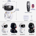 Galaxy Star Astronaut Projector Light Nebula LED Night Light