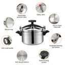 Pressure Cooker 9L Aluminum High Capacity Induction Gas Compatible