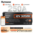 Humsienk 12V 320Ah LiFePO4 Battery For Rv