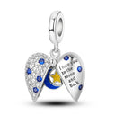 Sterling Silver Blue Charm Whale