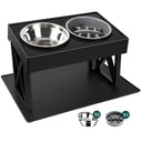 Adjustable Elevated Dog Bowls for Medium to Large Dogs