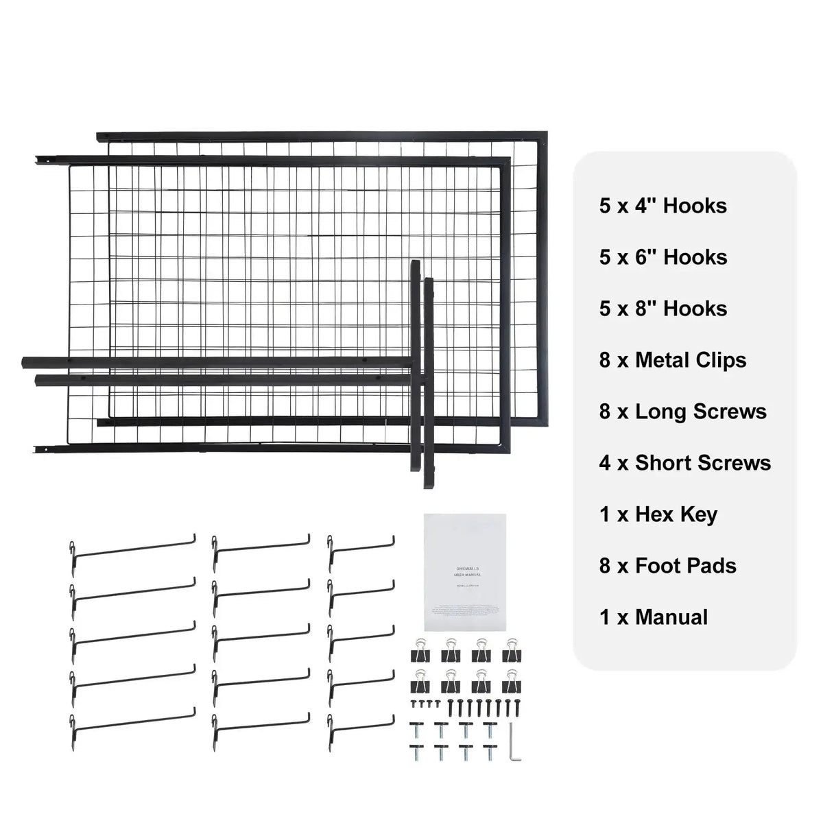 Steel Grid Display Rack for Retail Merchandising — product view 6