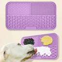 Slow Feeder Silicone Pet Placemat Promotes Healthy Eating