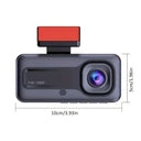 Smart 3 Channel Dash Cam for Cars 1080P Footage HD