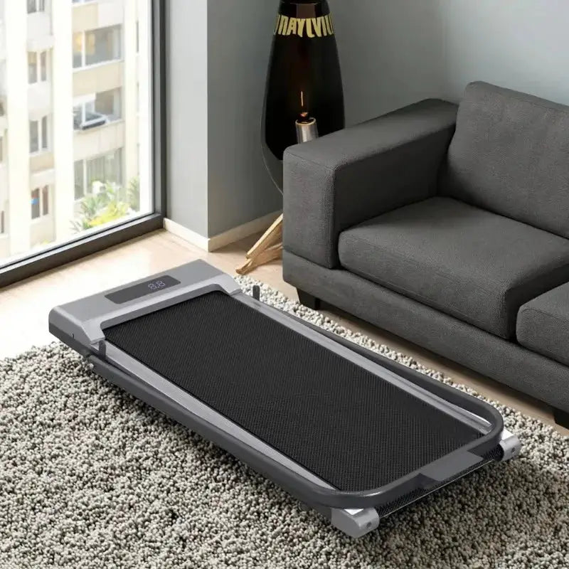 Foldable Electric Treadmill Portable Home Desk next Walking Pad No Heart Rate Test
