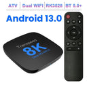 Transpeed Android TV Box: Enhanced 8K Media Player Dual Wifi