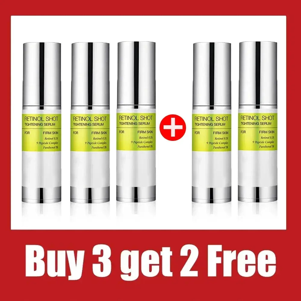 Retinol Shot Tightening Face Serum Wrinkle Remover Lifting Firming Fade Fine Lines Shrinking Pores Moisturizing Skin Care 2025
