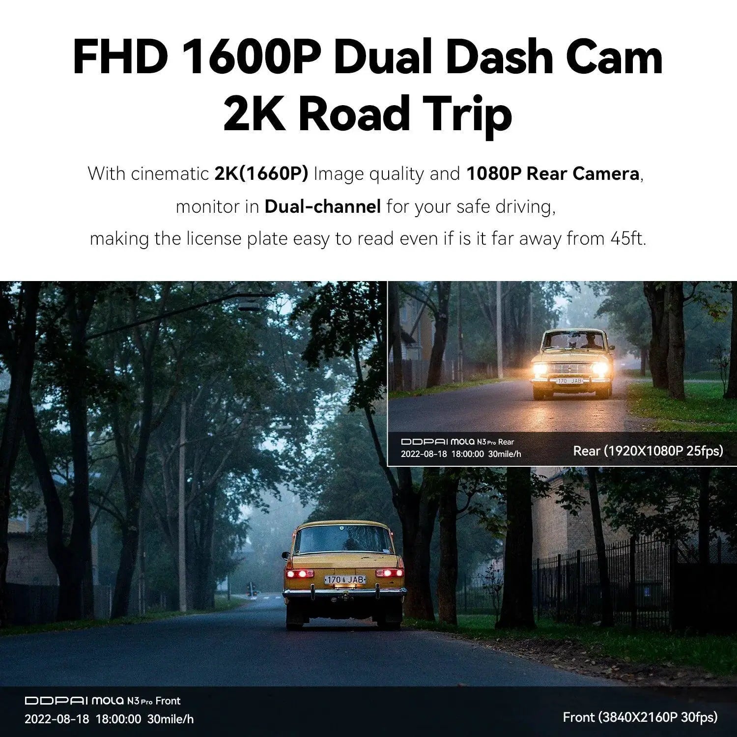 Mola N3 Pro Dash Camera Stay Connected Drive Safely Now