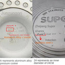 18 20 22 24 26 32cm Pressure Cookers White Silicone Gasket