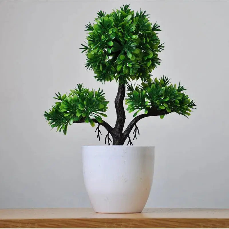 Maintenance-Free Bonsai Decor for Desk — hehua green