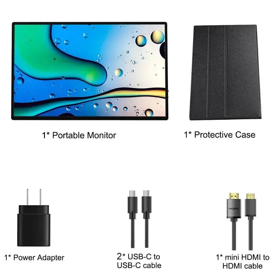 Bimawen Portable Gaming Monitor 144Hz Immersive Visuals