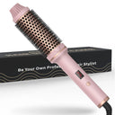 1.5 Inch Heated Curling Brush Ceramic Curling Iron Hot Brush