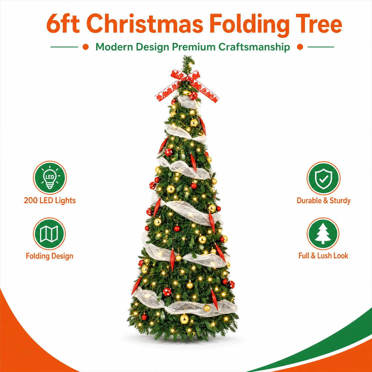 Slim Corner Festive Decor