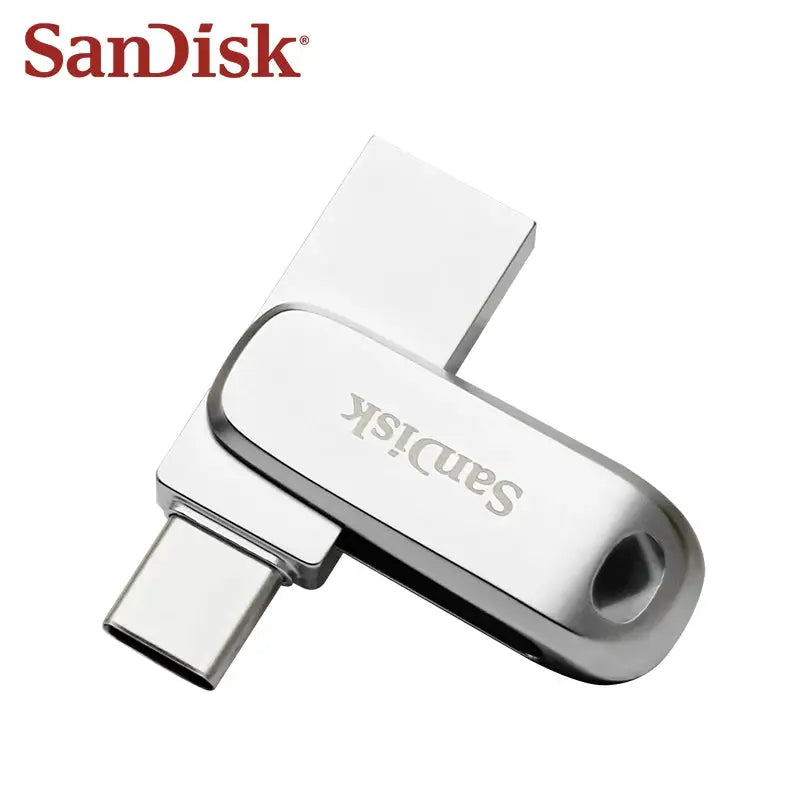 SanDisk Ultra Dual Drive USB3.2 Type-C Flash Drive SDDDC4 Metal Pen Drive 32GB 64GB 128GB 256GB 512GB 1TB USB Disk for Phone PC