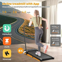 Compact Under Desk Treadmill 3 In 1 With Incline And Handle