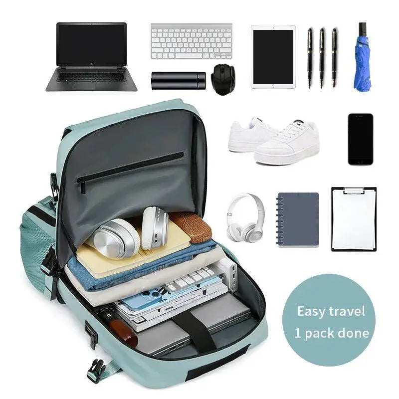 Waterproof Women 16 Inch Business Laptop Backpack Bag