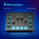 Crisp Sound Gaming Audio Mixer for Streaming