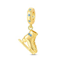 Charm Beads Sterling Silver Golden