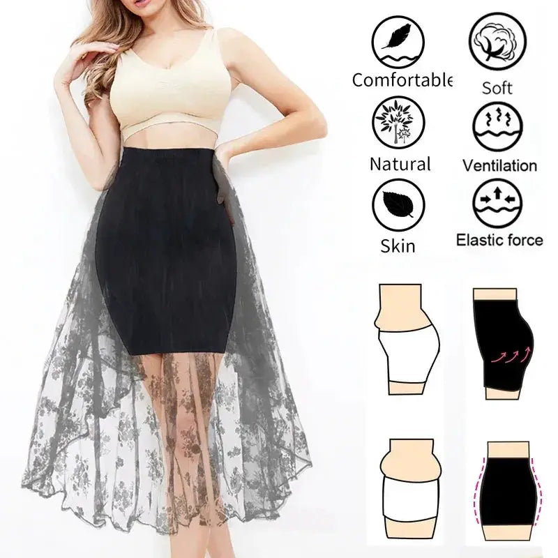 High Waist Womens Slip Shaper For Tummy Control Elegance