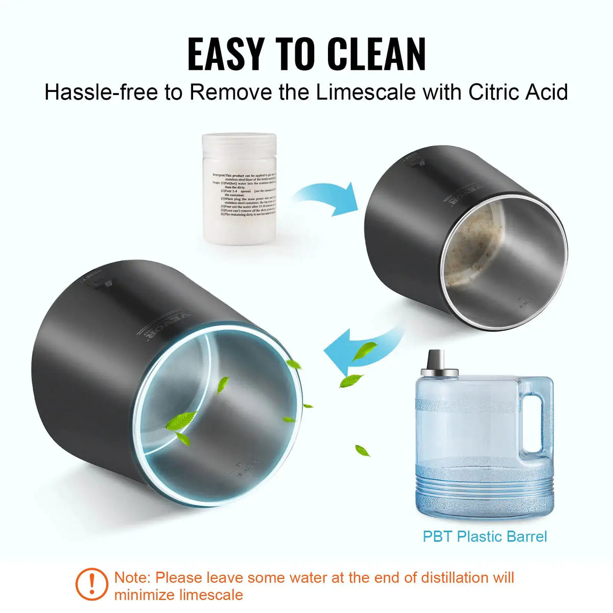 SucceBuy Water Distiller Gallon Pure Water Purifier Filter — product view 6