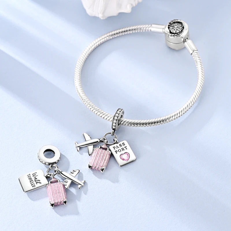 Pcs Lot Sterling Silver Pink