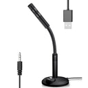 Gooseneck Desktop Mic - Crisp Vocal Clarity