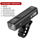 Tosuod 1500 Lumen Bike Headlight Aluminum Alloy
