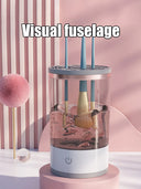 Makeup Brush Cleaner Is An Automatic Rotating Brush Cleaner