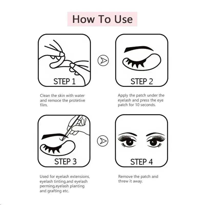 Hydrogel Eye Patches For Flawless Eyelash Extensions Comfort
