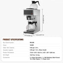 Succebuy Commercial Drip Coffee Maker