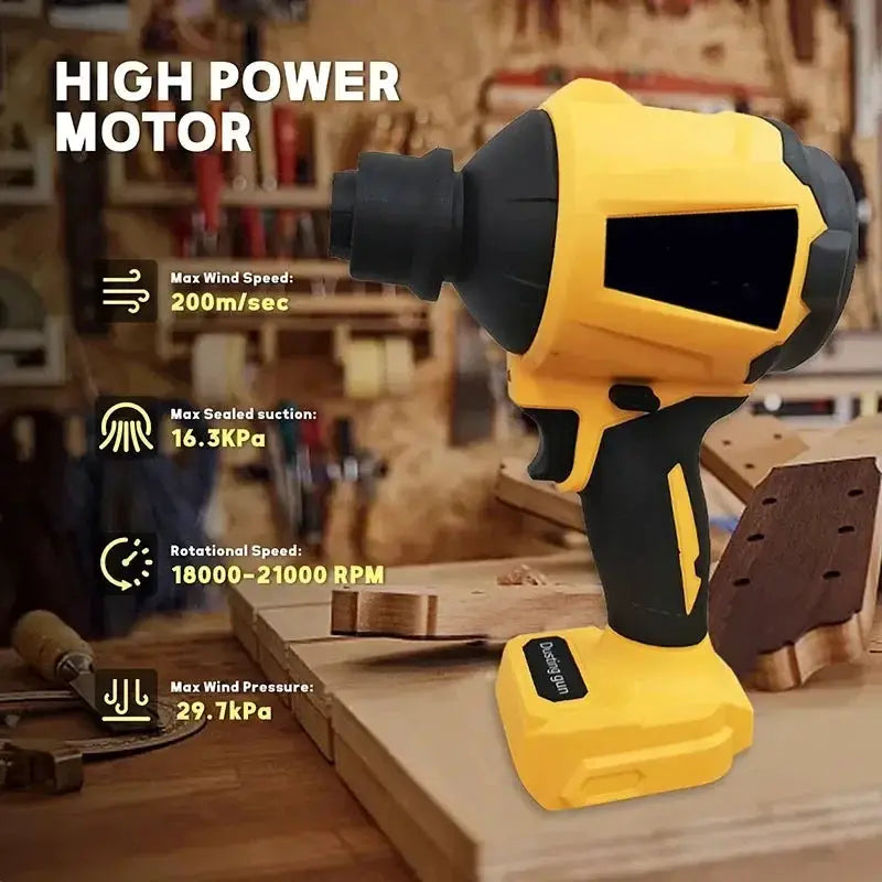 Cordless Electric Air Gun Brushless Dust Collector Tool