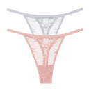 Mesh Elegance Thong Panties Stylish Intimates Set for Women