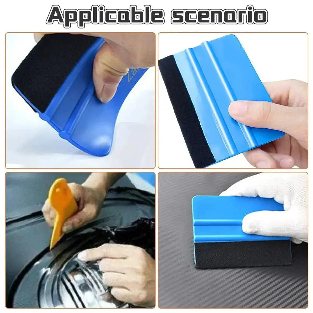 Car Vinyl Film Wrap Kit Safe Durable Wrapping Tools For DIY