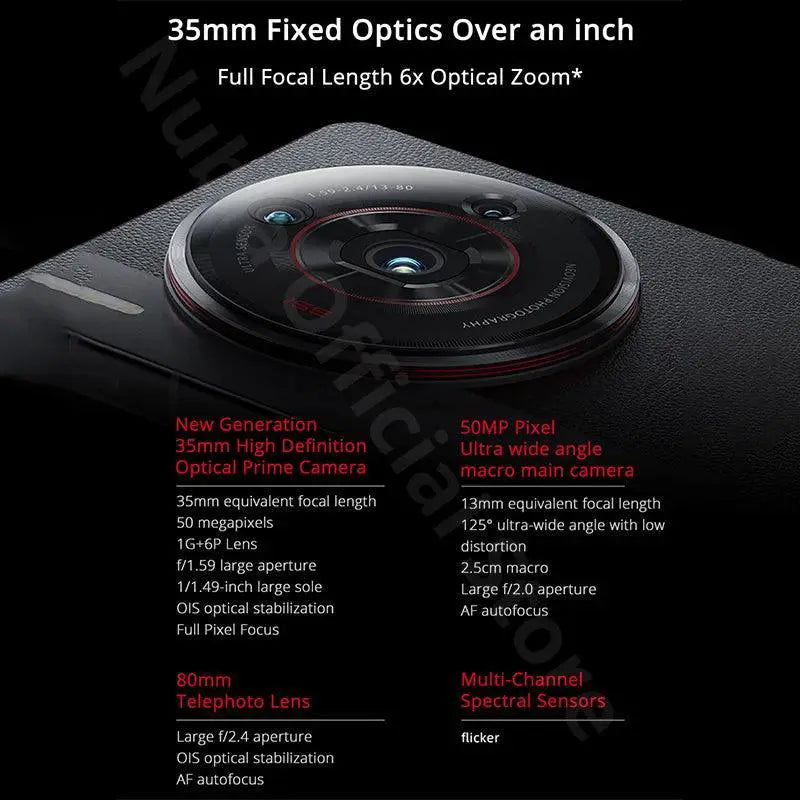 Nubia Z50s Pro 5G Smartphone 6.78 AMOLED 120Hz 50MP Camera