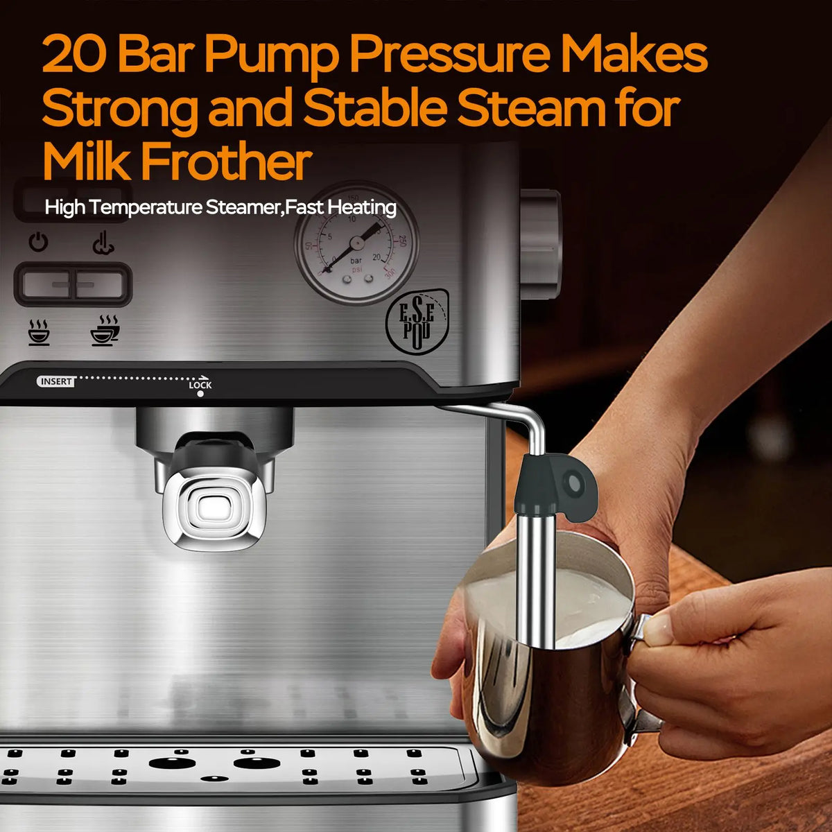 Espresso Machine Professional Compact Household Coffee — product view 6