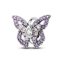Silver Plated Butterfly Ladybug Cactus