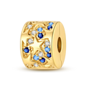 Sparkling Gold Plated Camera Charm