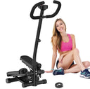 Home Cardio Adjustable Stepper With Resistance Bands Mat Home Gym