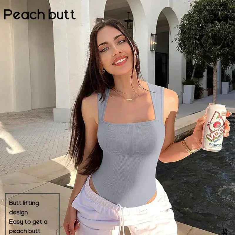 Guudia High Waist Cupless Shapewear Jumpsuit For Women