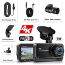 4K Front And Rear Dash Cam For Cars