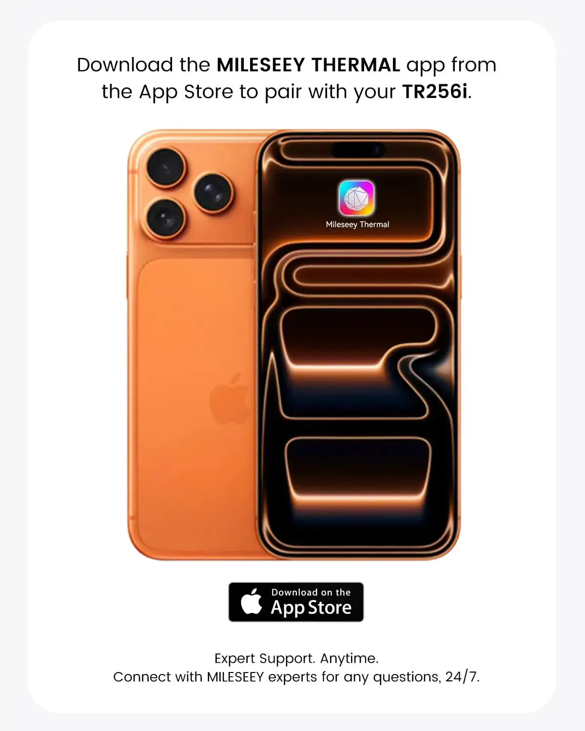 MILESEEY TR256i iPhone Thermal Camera — product view 5