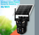 Solar Outdoor Security Camera With 6MP Dual Lens PTZ
