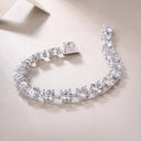 Elegant Gold Moissanite Tennis Bracelet