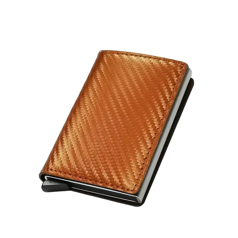 RFID Protection Wallet for Professionals — Carbon Gold