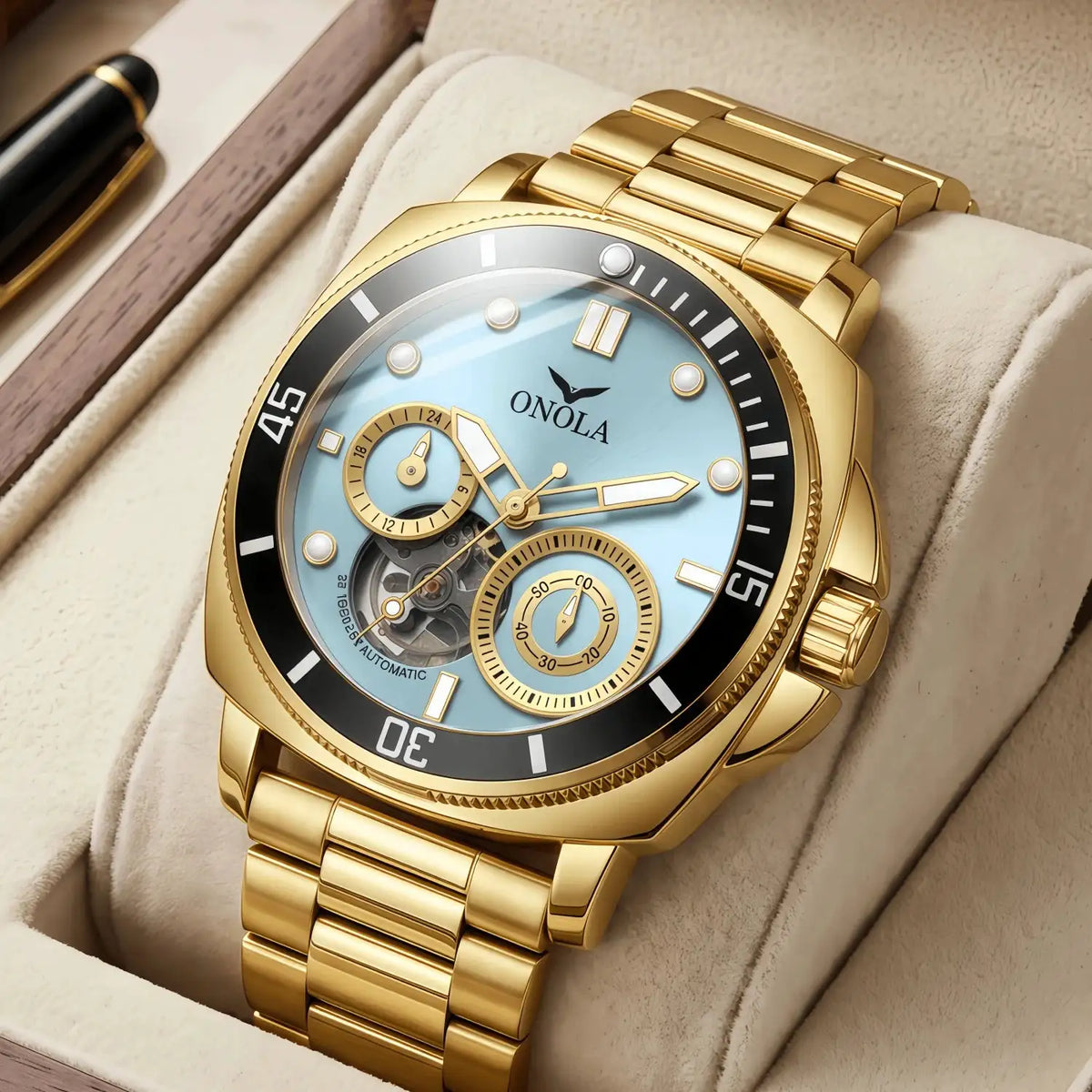 Onola Men Automatic Steel Watch — product image 5