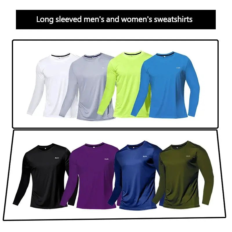 Quick Dry Breathable Long Sleeve Fitness T Shirt For Men