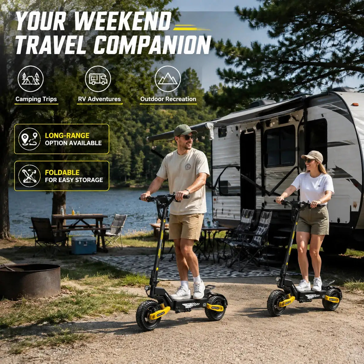 Adult Off Road Electric Scooter — product view 8
